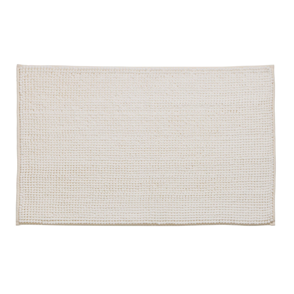 Catherine Lansfield Bathroom Bobble Bath Mat Cream