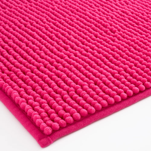 Catherine Lansfield Bathroom Bobble Bath Mat Hot Pink