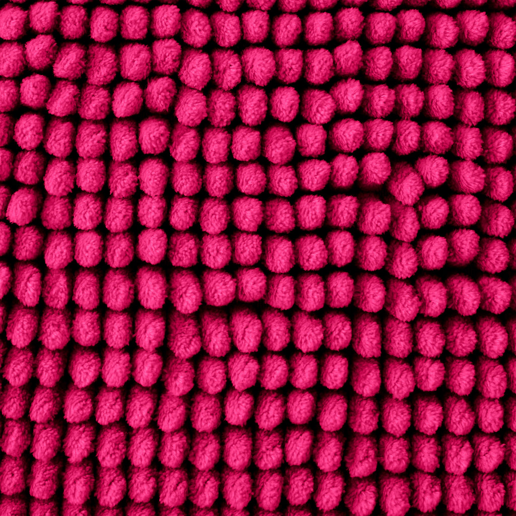 Catherine Lansfield Bathroom Bobble Bath Mat Hot Pink