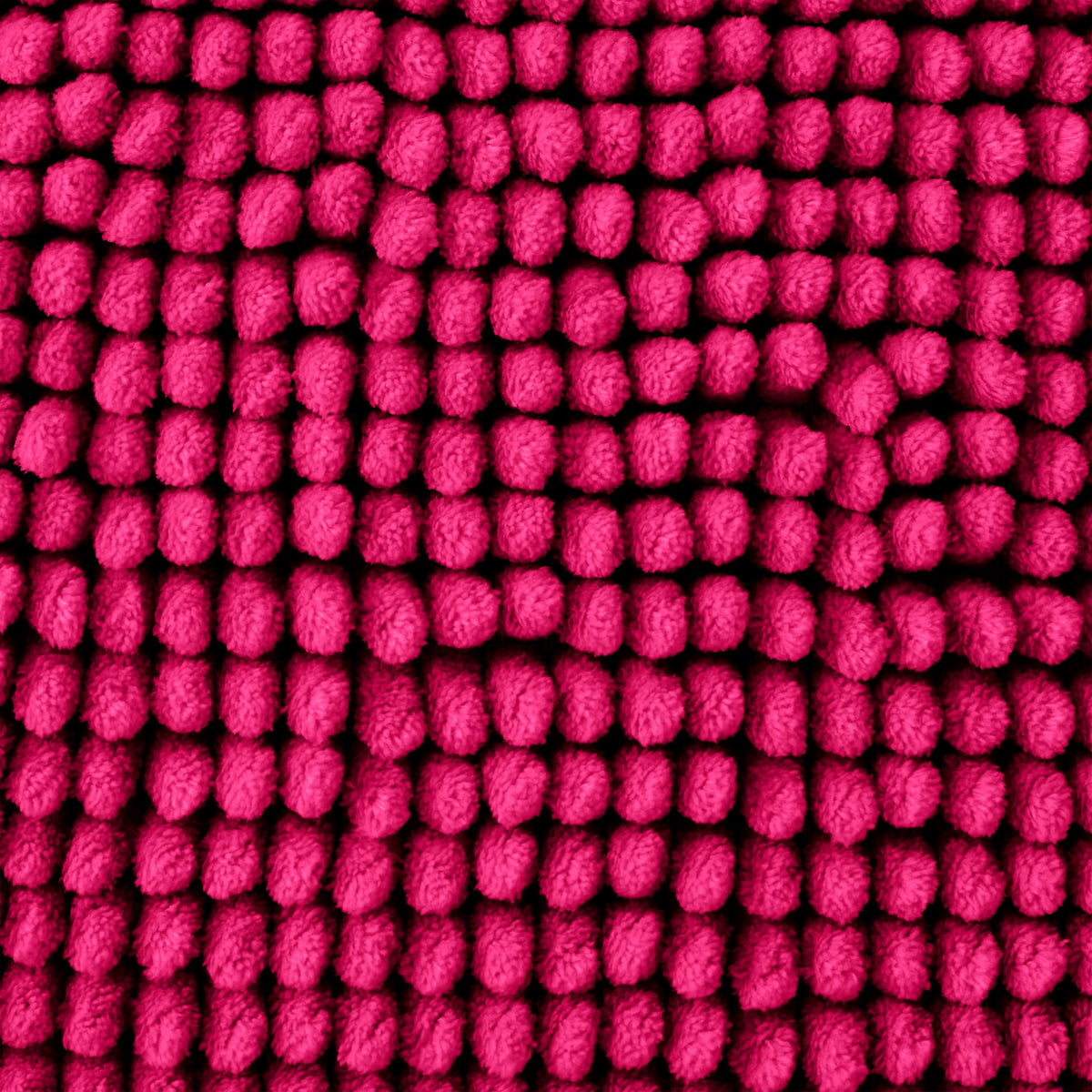 Catherine Lansfield Bathroom Bobble Bath Mat Hot Pink