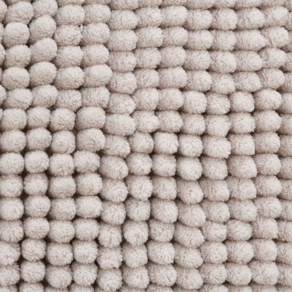 Catherine Lansfield Bathroom Bobble Bath Mat Natural