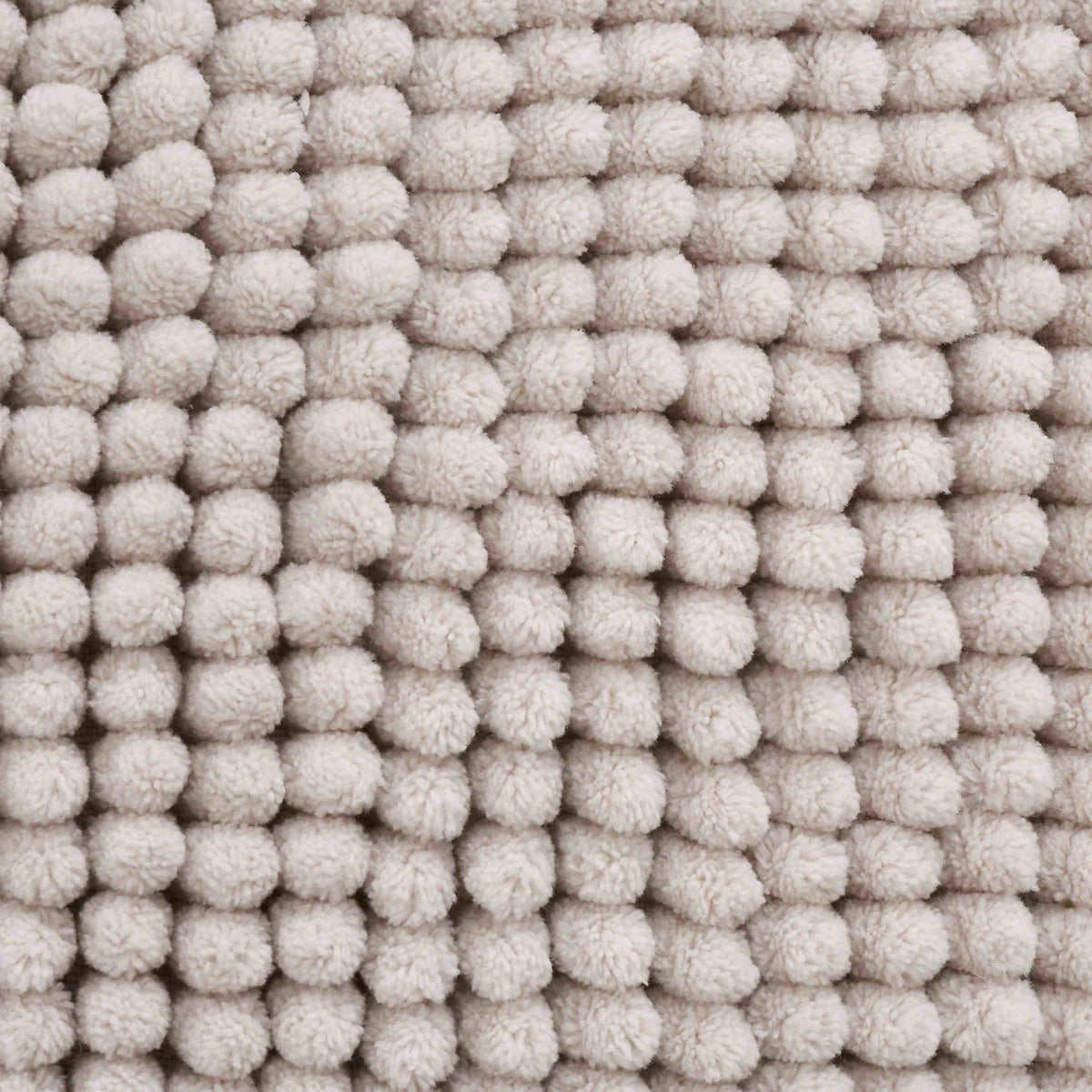 Catherine Lansfield Bathroom Bobble Bath Mat Natural