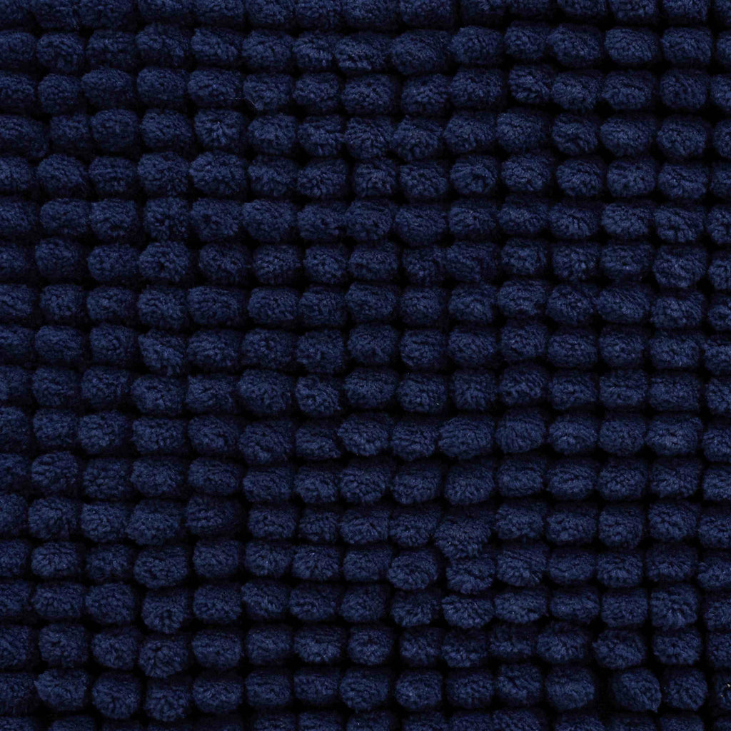 Catherine Lansfield Bathroom Bobble Bath Mat Navy