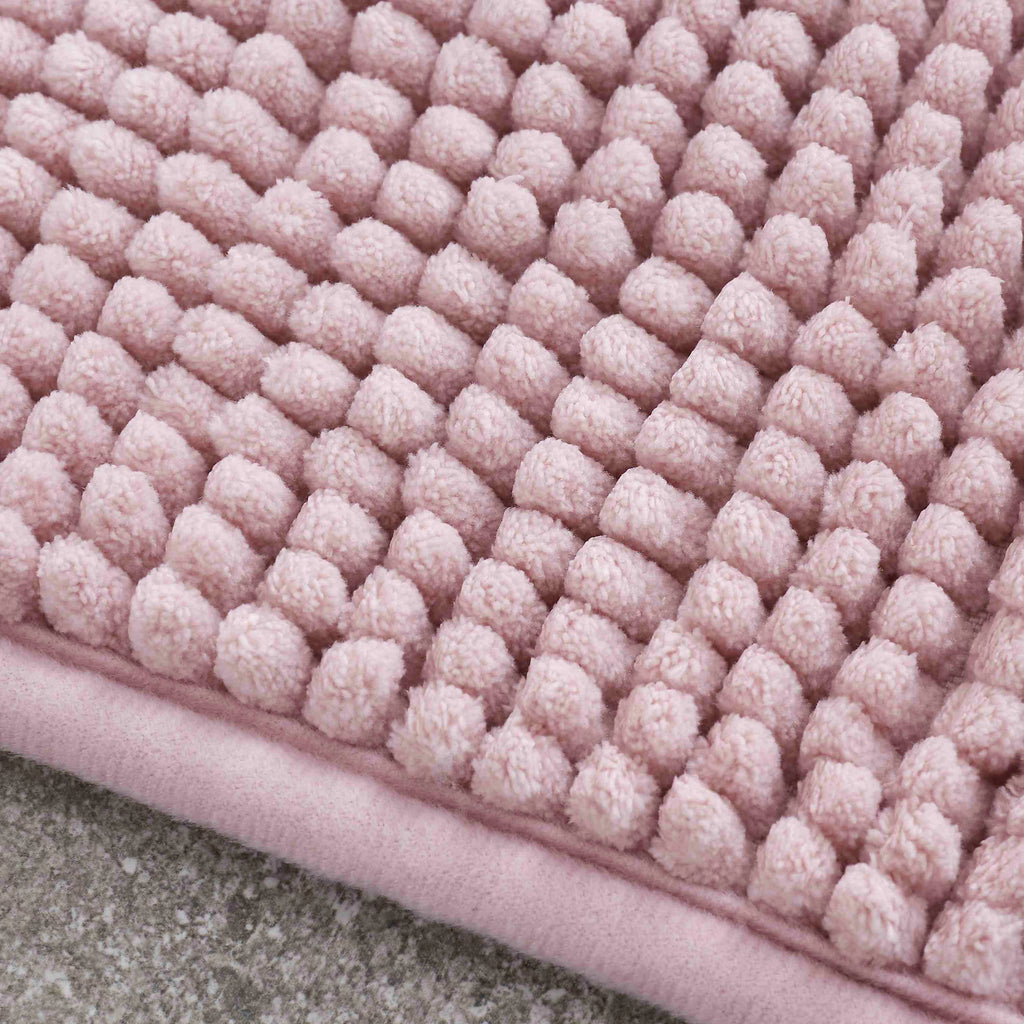Catherine Lansfield Bathroom Bobble Bath Mat Pink