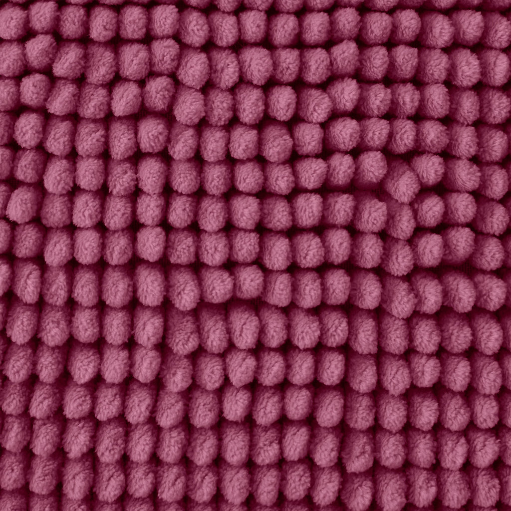 Catherine Lansfield Bathroom Bobble Bath Mat Raspberry