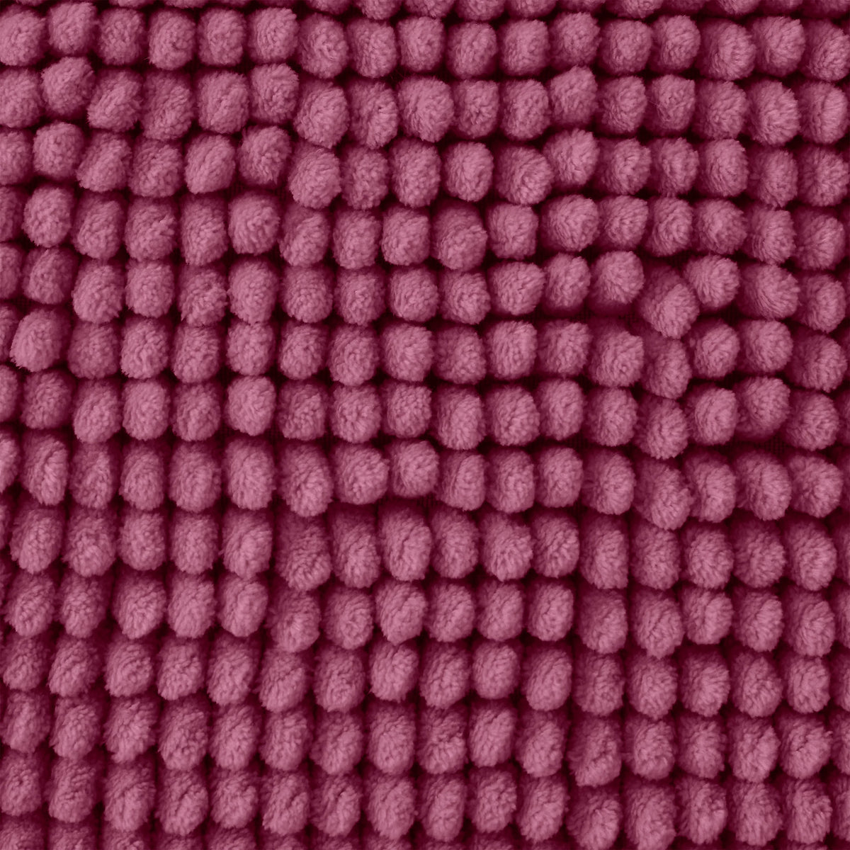 Catherine Lansfield Bathroom Bobble Bath Mat Raspberry
