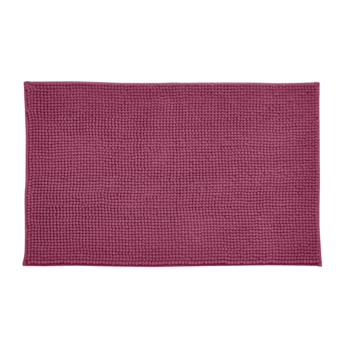 Catherine Lansfield Bathroom Bobble Bath Mat Raspberry