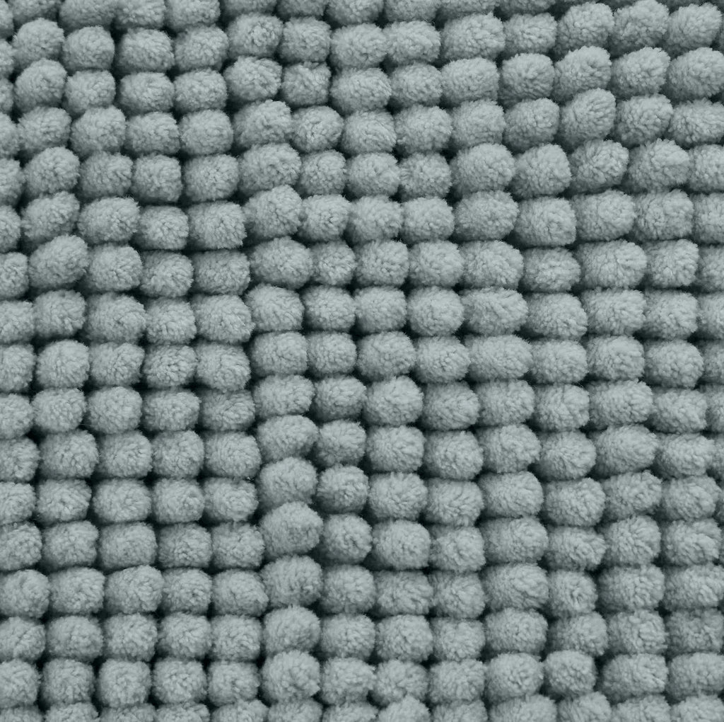 Catherine Lansfield Bathroom Bobble Bath Mat Sage Green