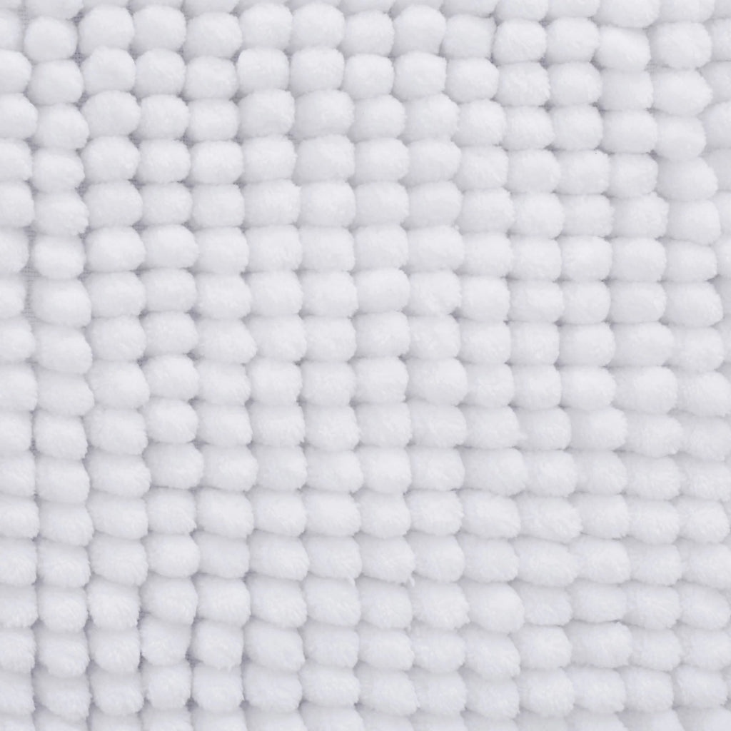 Catherine Lansfield Bathroom Bobble Bath Mat White