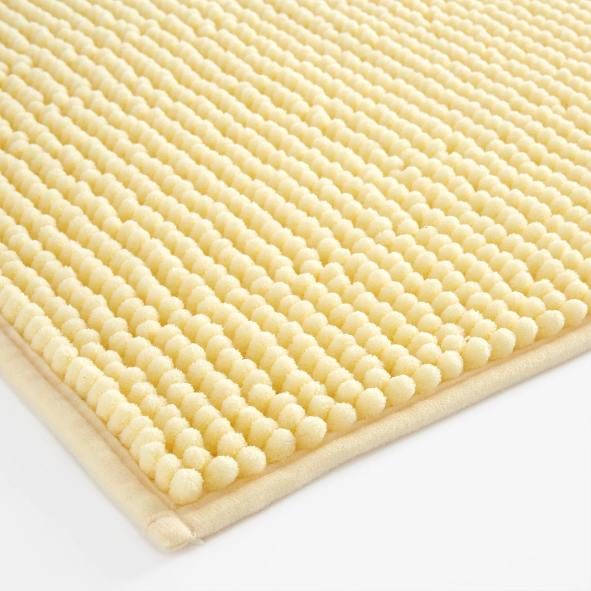 Catherine Lansfield Bathroom Bobble Bath Mat Yellow