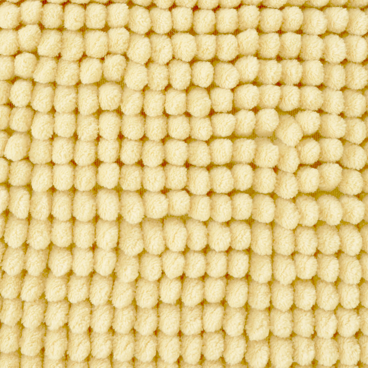 Catherine Lansfield Bathroom Bobble Bath Mat Yellow