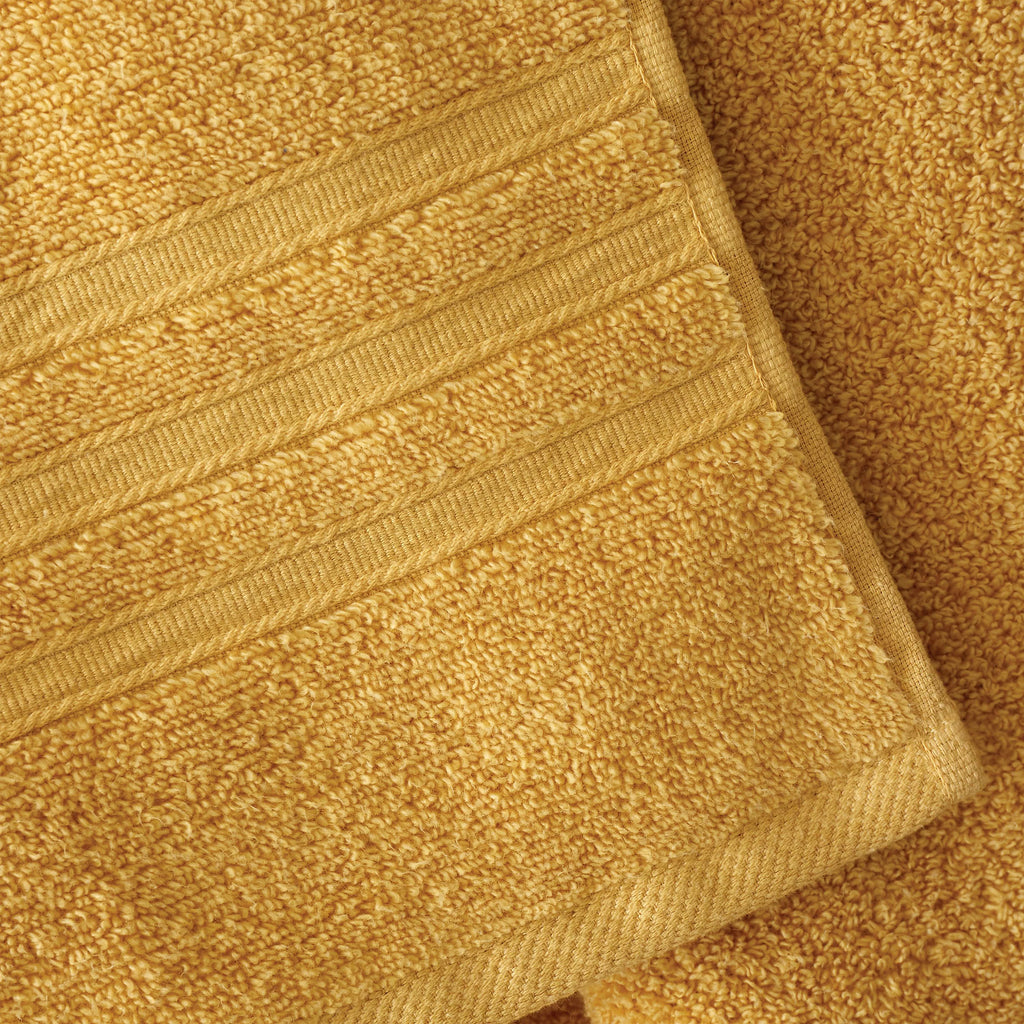 Catherine Lansfield Zero Twist 6 Piece Towel Bale Set Ochre