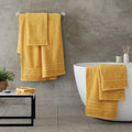 Catherine Lansfield Zero Twist 6 Piece Towel Bale Set Ochre