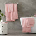 Catherine Lansfield Zero Twist 6 Piece Towel Bale Set Pink