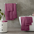 Catherine Lansfield Zero Twist 6 Piece Towel Bale Set Raspberry