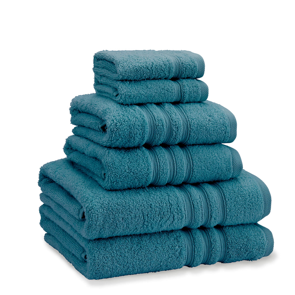 Catherine Lansfield Zero Twist 6 Piece Towel Bale Set Teal