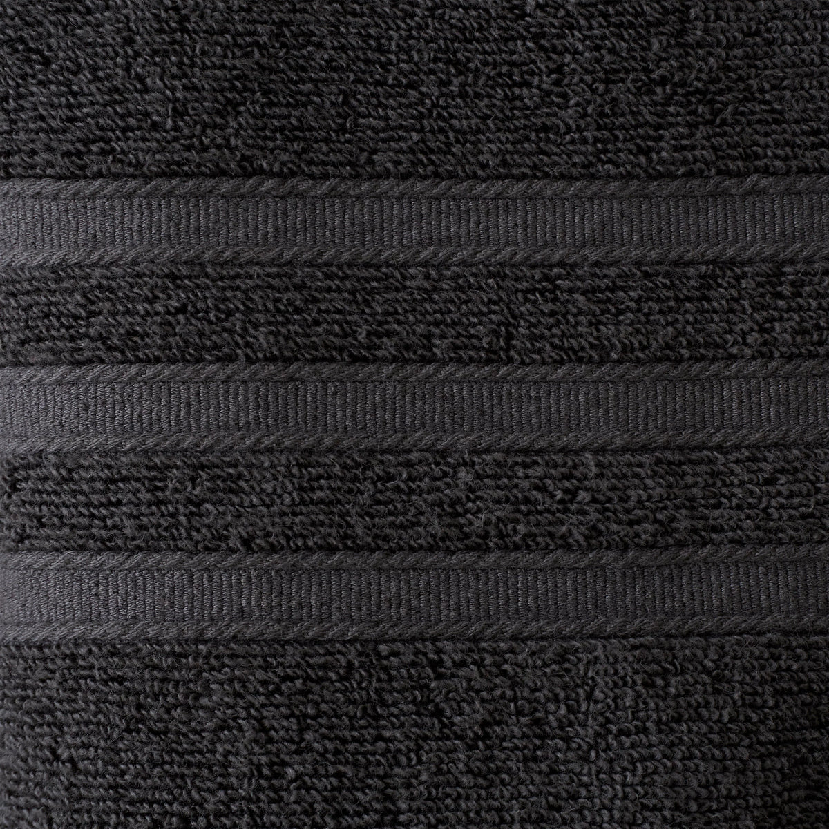 Catherine Lansfield Bathroom Zero Twist 500 GSM Soft & Absorbent Cotton Bath Sheet Pair in Charcoal