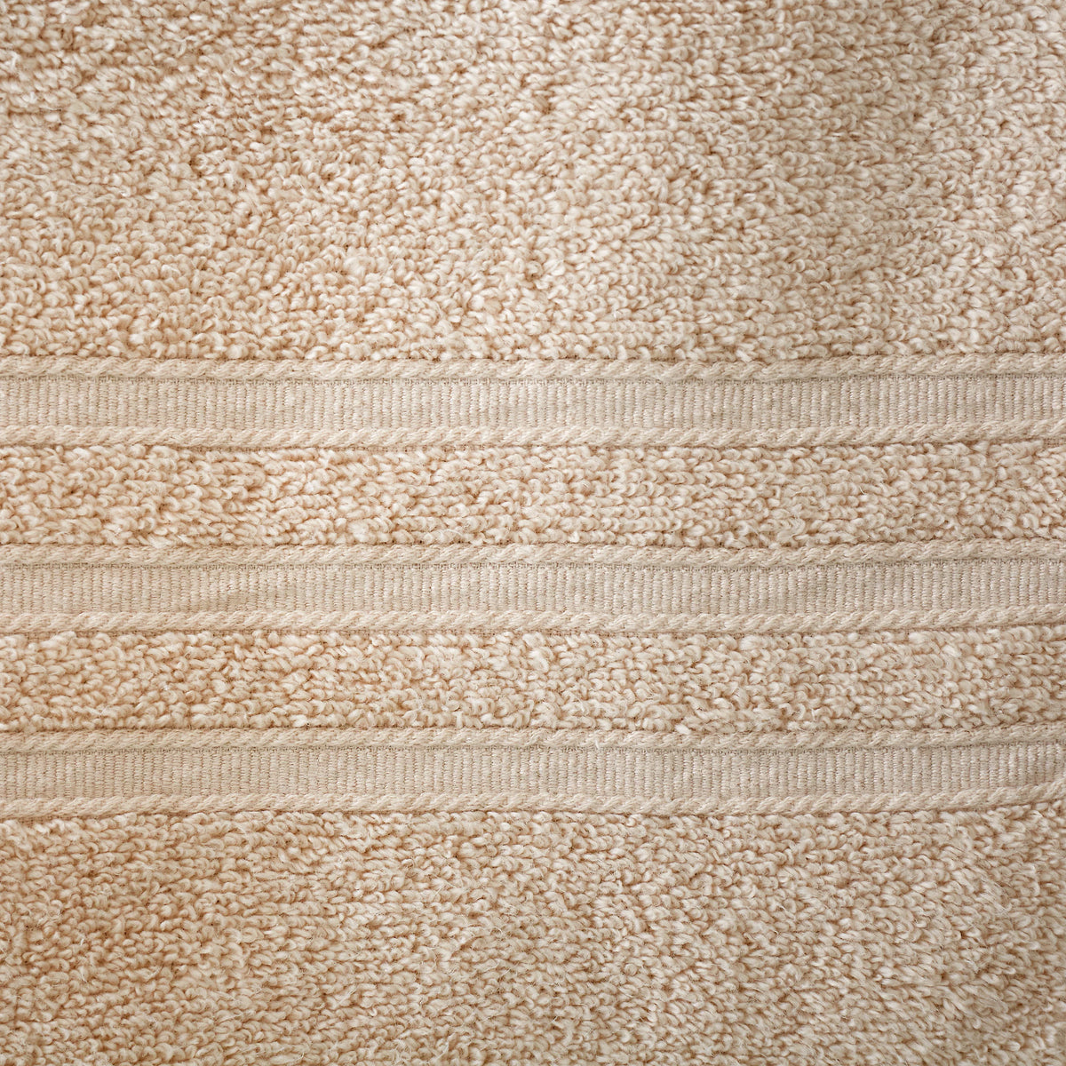 Catherine Lansfield Bathroom Zero Twist 500 GSM Soft & Absorbent Cotton Bath Sheet Pair in Natural