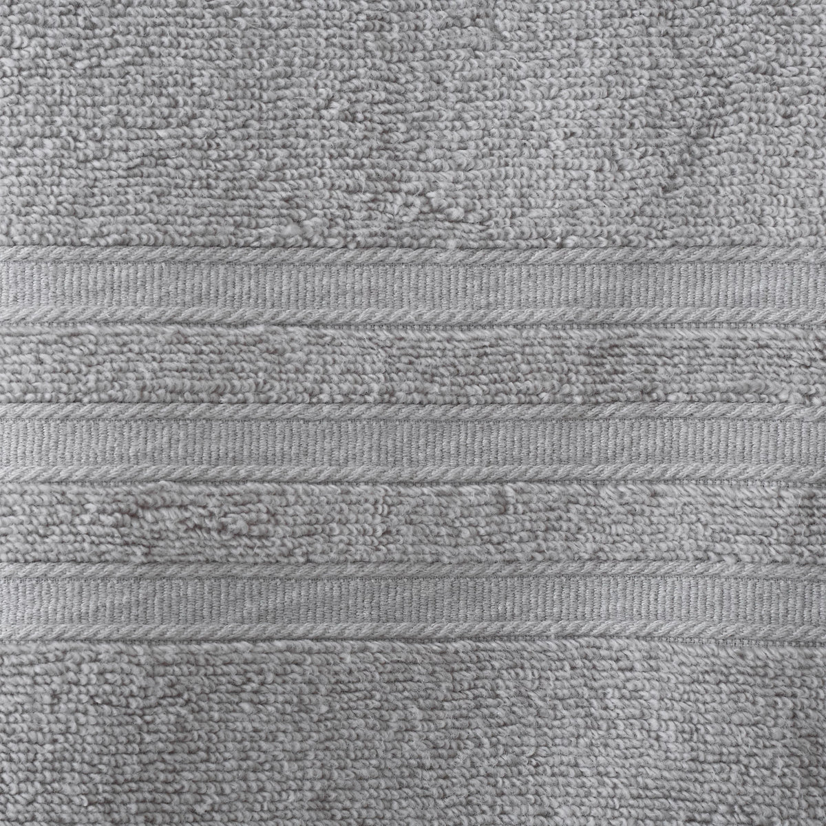Catherine Lansfield Bathroom Zero Twist 500 GSM Soft & Absorbent Cotton Bath Sheet Pair in Silver