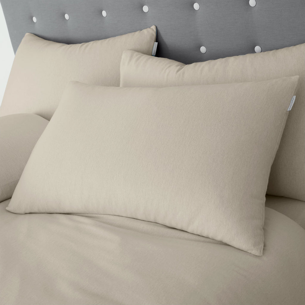Catherine Lansfield Brushed Cotton Duvet Cover Set Cream
