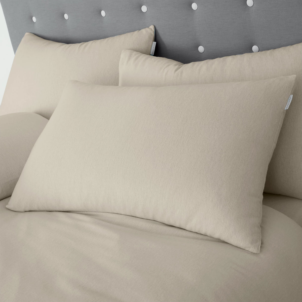 Catherine Lansfield Brushed Cotton Duvet Cover Set Cream