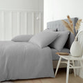 Catherine Lansfield Brushed Cotton Duvet Cover Set Grey