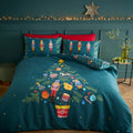 Catherine Lansfield Christmas Nutcracker Green Duvet Cover Set