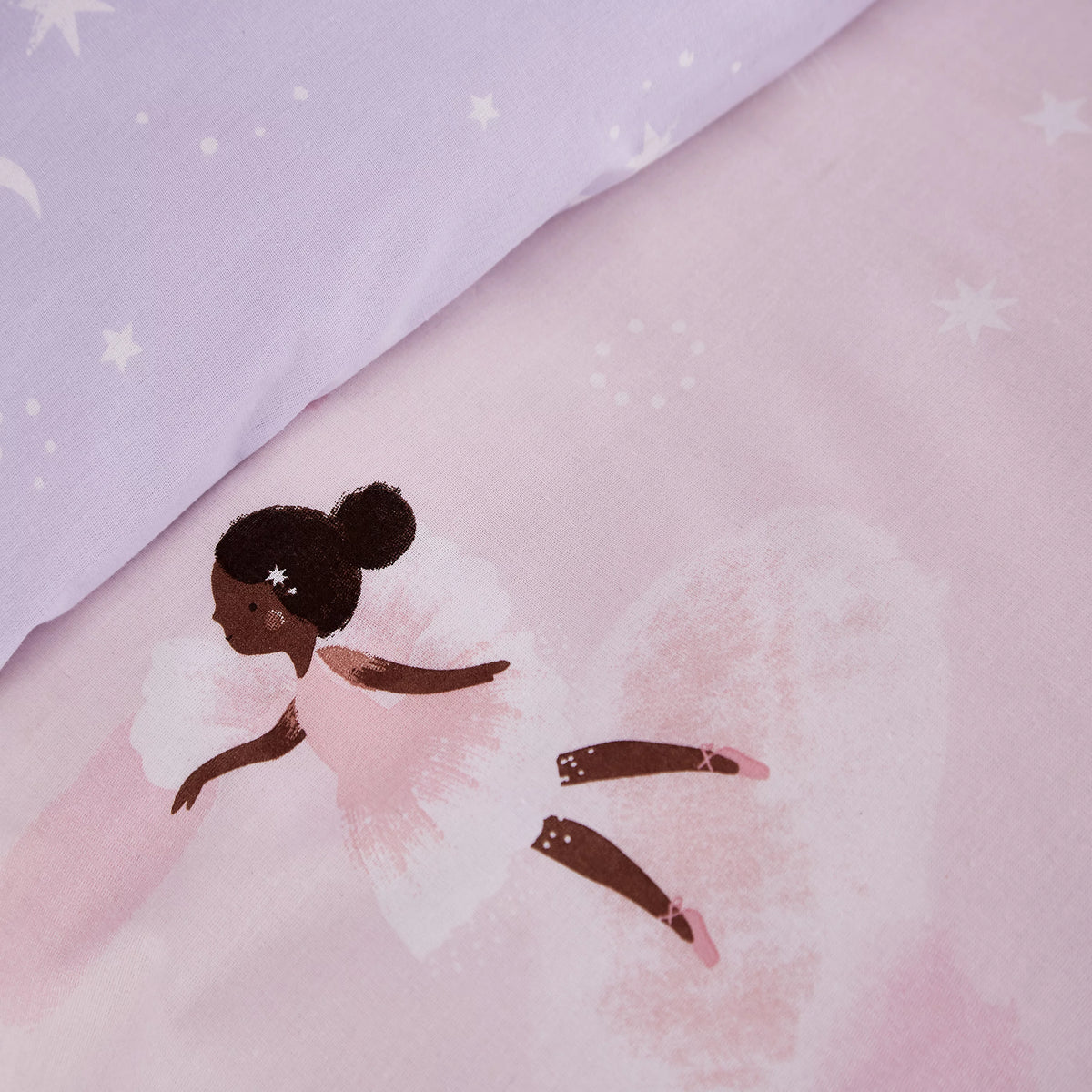 Catherine Lansfield Dancing Fairies Pink Duvet Cover Set