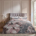 Catherine Lansfield Pink Dramatic Floral Duvet Cover Set