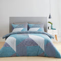 Catherine Lansfield Larsson Geo Duvet Cover Set Teal