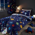 Catherine Lansfield Lost In Space Blue Duvet Cover Set
