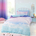 Catherine Lansfield Bedding Ombre Rainbow Clouds Duvet Cover Set in Pastel
