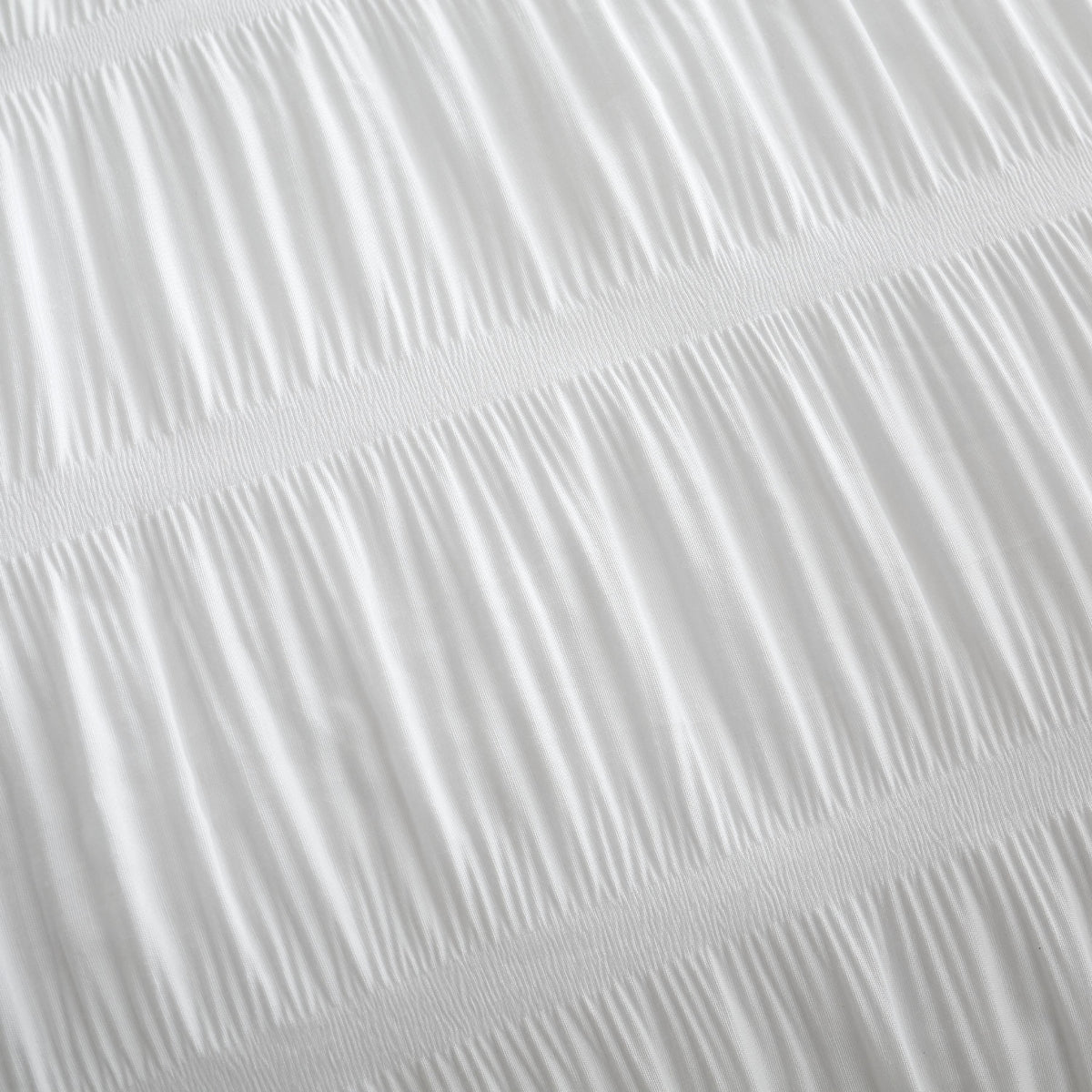 Catherine Lansfield Seersucker Duvet Cover Set White