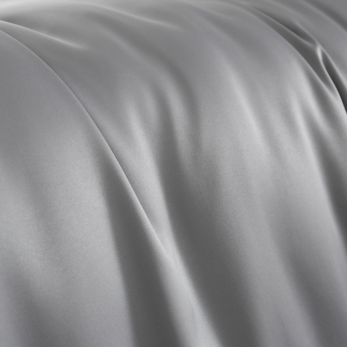 Catherine Lansfield Silky Soft Satin Duvet Cover Set Silver