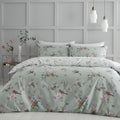 Catherine Lansfield Songbird Duvet Cover Set Sage Green