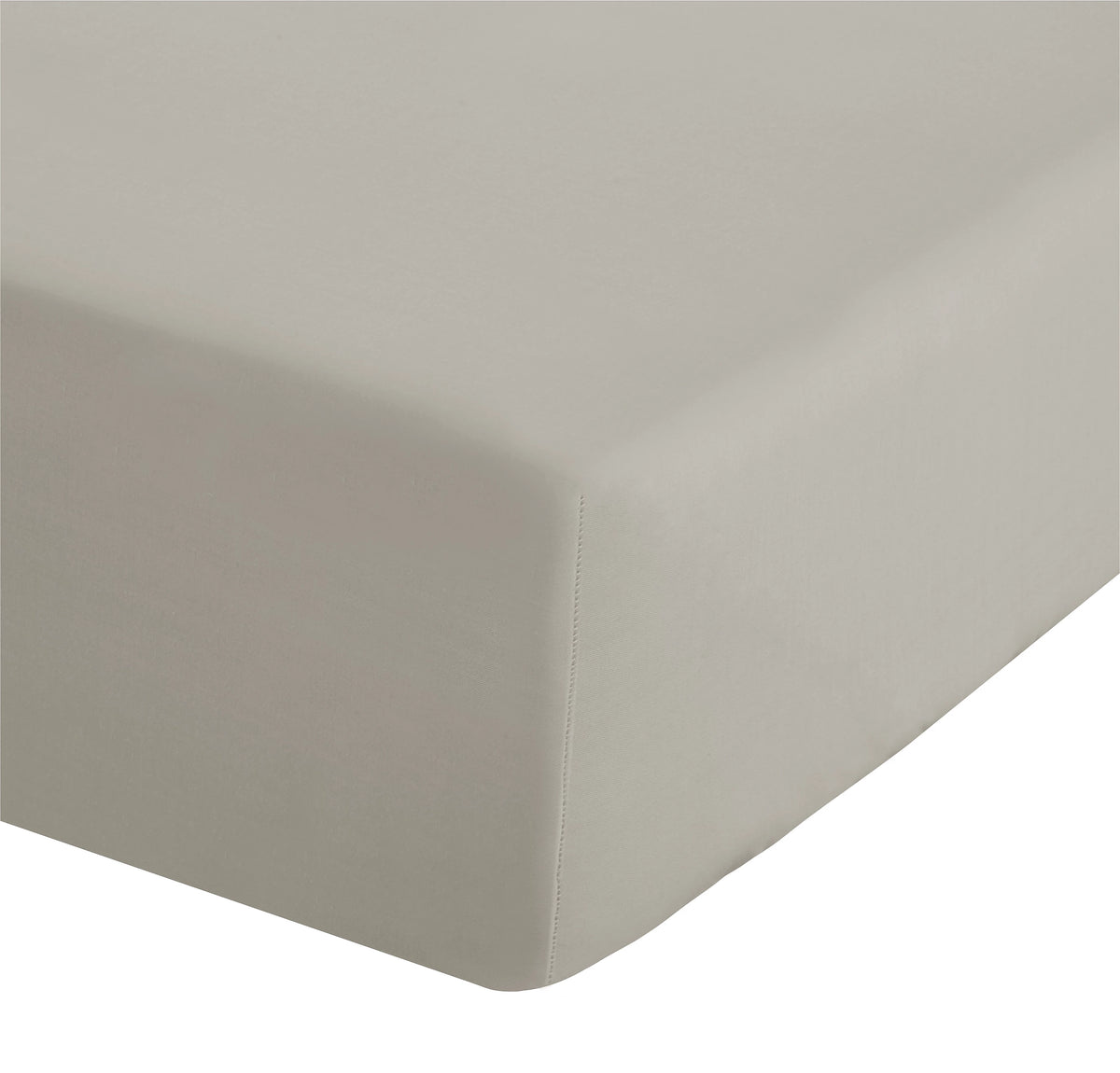 Catherine Lansfield Bedroom Easy Iron Percale Fitted Sheet 25cm Depth Natural