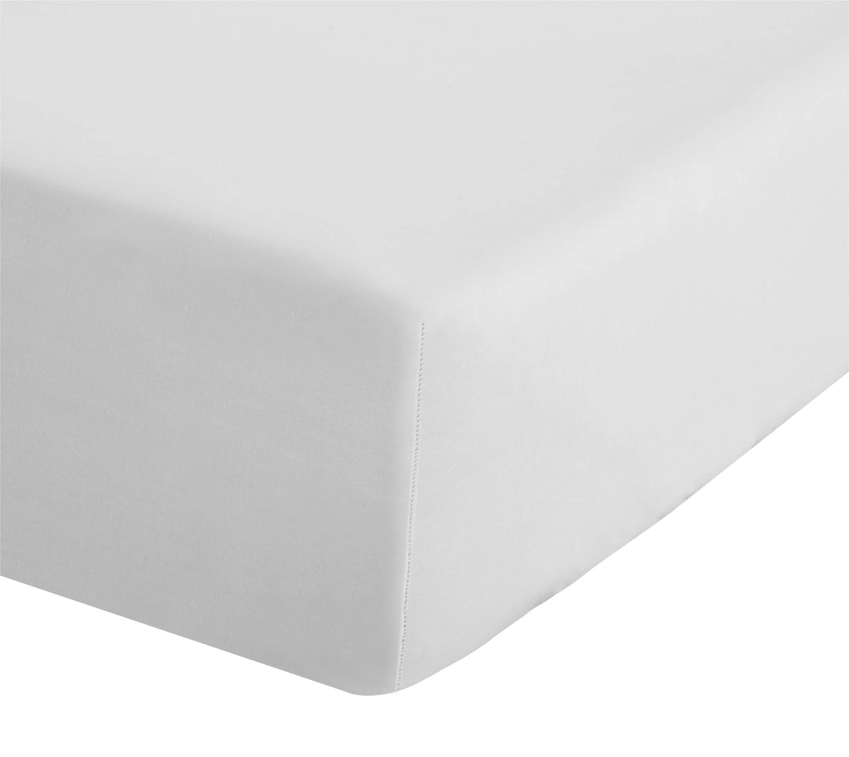 Catherine Lansfield Bedroom Easy Iron Percale Fitted Sheet 25cm Depth White