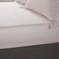 Catherine Lansfield Silky Soft Satin Fitted Sheet 30cm Depth Blush Pink