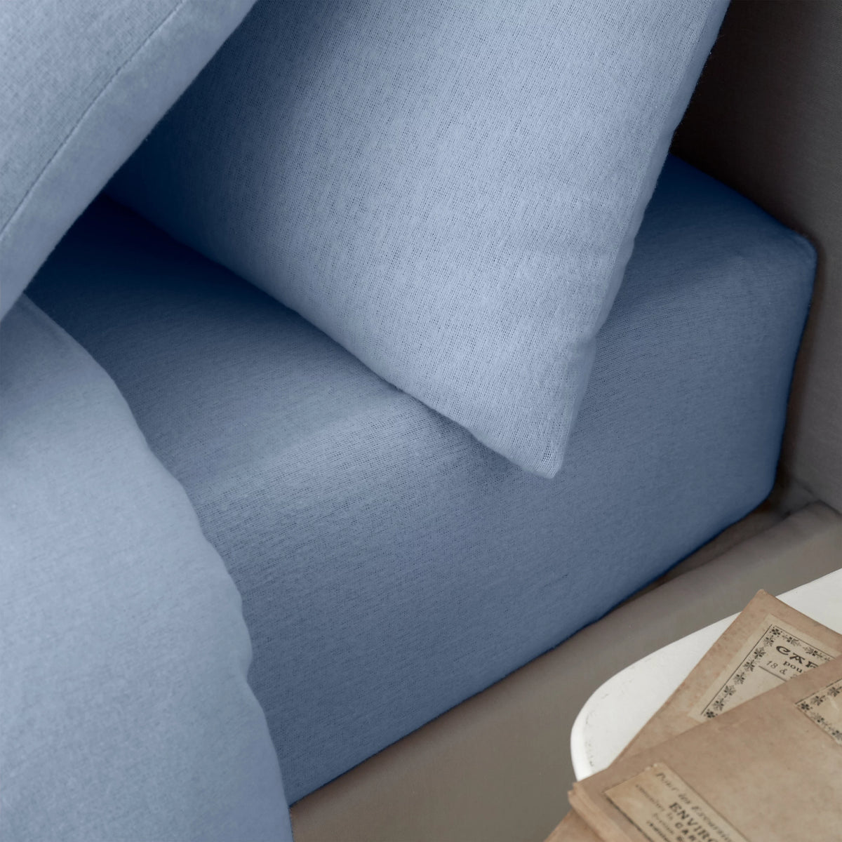 Catherine Lansfield Brushed Cotton Fitted Sheet Lansfield Blue