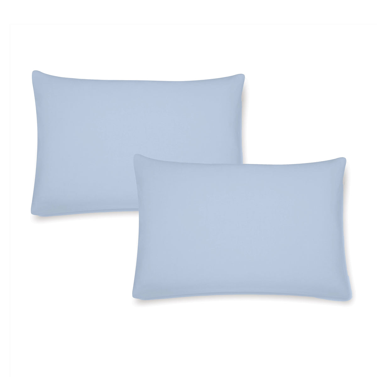 Catherine Lansfield Brushed Cotton Standard Pillowcase Pair Lansfield Blue