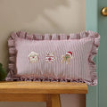 Catherine Lansfield Christmas Gingerbread Stripe 30x50cm Cushion Natural
