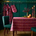 Catherine Lansfield Christmas Nutcracker Cotton Tablecloth in Plum
