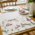 Catherine Lansfield Christmas Town Cotton Placemats 4 Pack in Natural