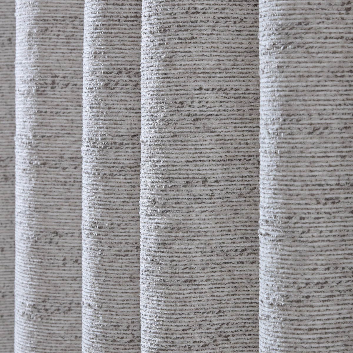 Catherine Lansfield Chunky Boucle Thermal Lined Eyelet Curtains in Cream