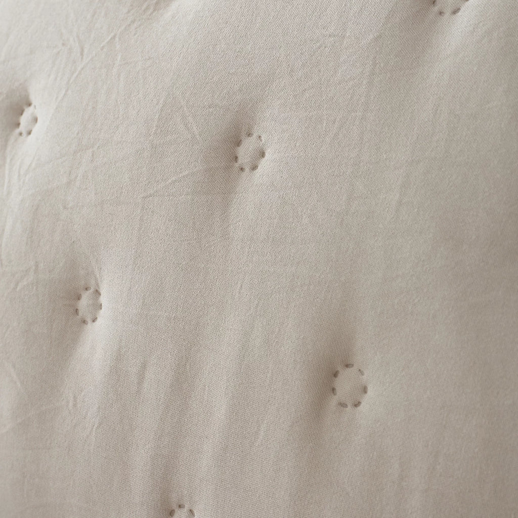 Catherine Lansfield Cosy Nori Sherpa Cream Bedspread 220x230cm