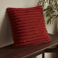 Catherine Lansfield Burnt Orange Catherine Lansfield Soft and Cosy Ribbed Cushion