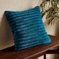 Catherine Lansfield Teal Green Catherine Lansfield Soft and Cosy Ribbed Cushion