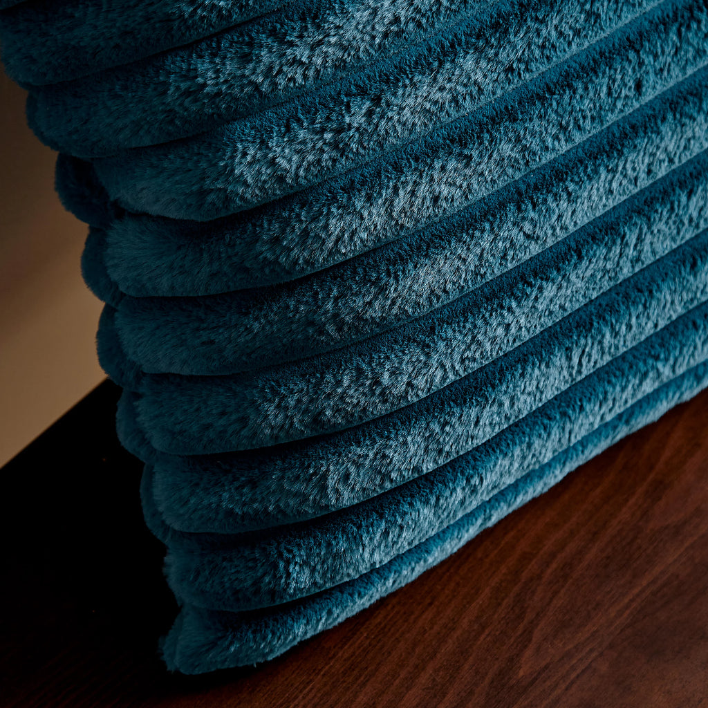 Catherine Lansfield Teal Green Catherine Lansfield Soft and Cosy Ribbed Cushion