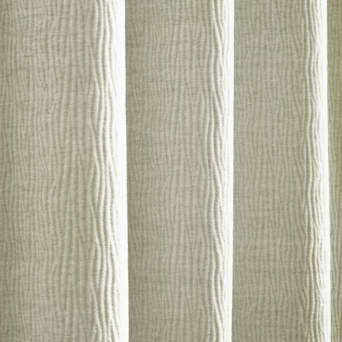 Catherine Lansfield Crinkle Chenille Dimout Eyelet Curtains in Natural