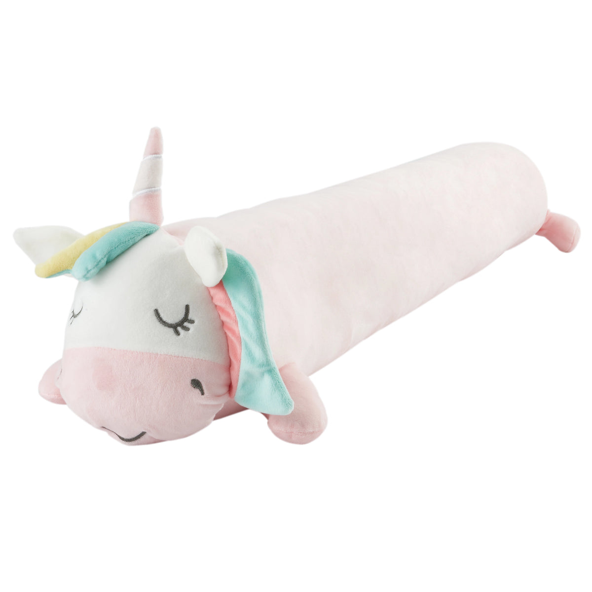 Catherine Lansfield Cuddle Friends Unicorn 3D Cushion Pink 90x15cm